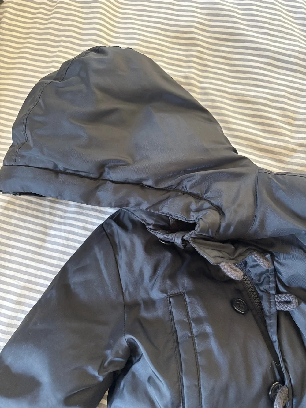 GAP Black Hooded Puffer Coat for Kids